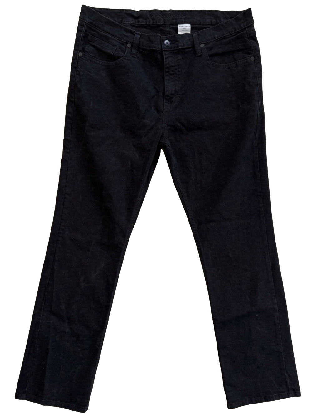 Cody James Black Straight Leg Jeans Mens Night Rider Western Denim 42x34
